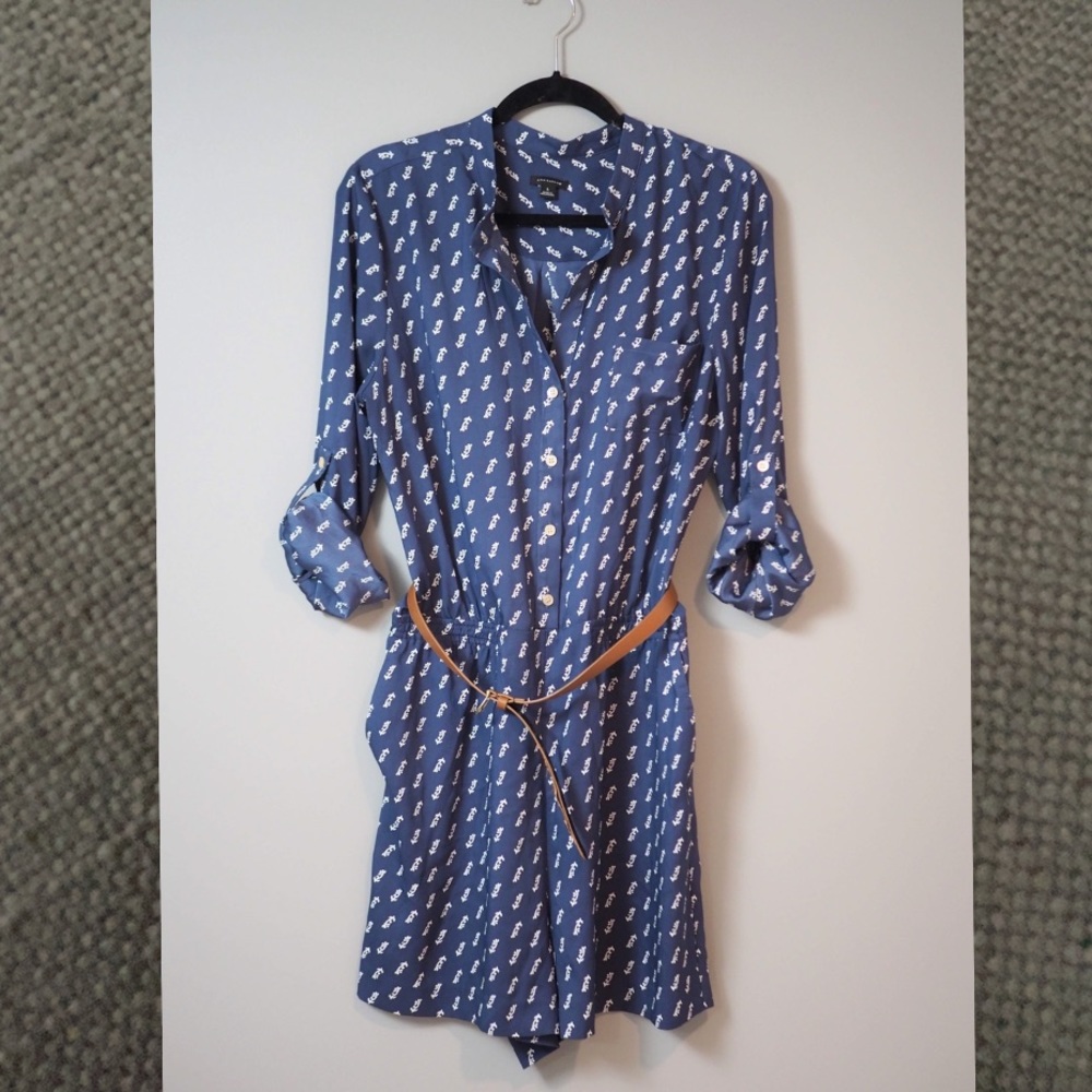 Ann Taylor Romper with Pockets!